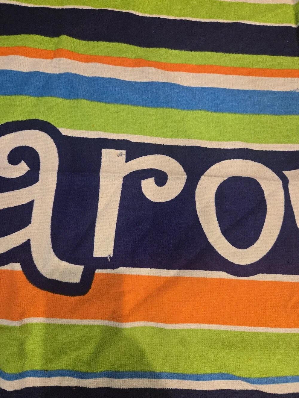 Carowinds Striped Beach Towel – Preowned – 52
